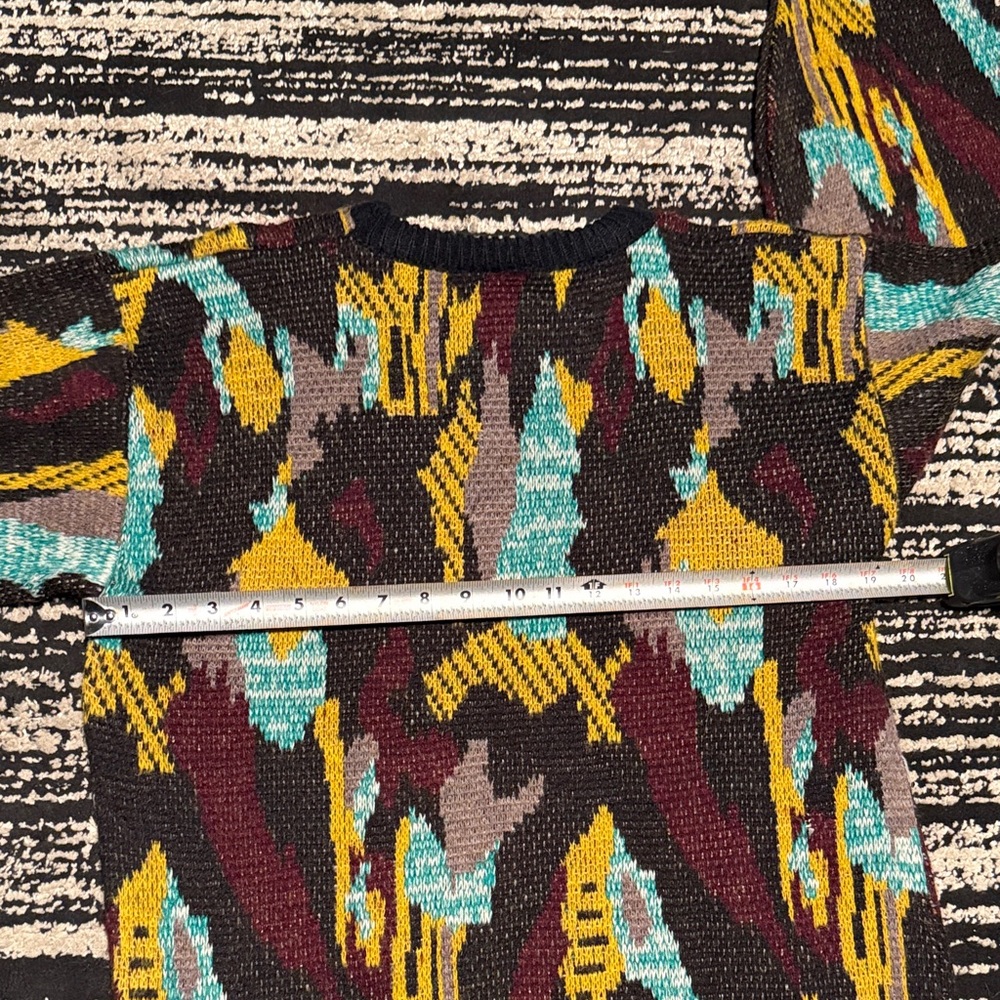 Men's Multicolor Crewneck Sweater - Picture 4 of 4